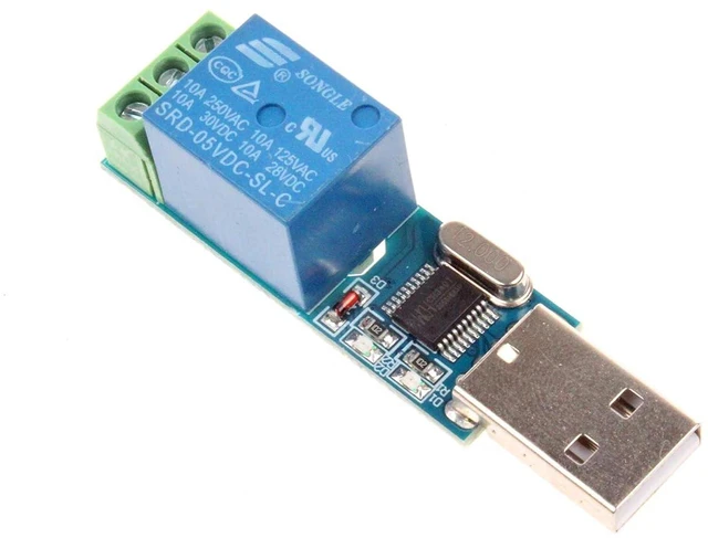Alt view image 2 of 6 - 1-Channel USB Relay Module USB Intelligent Control Switch USB Switch (1-Channel USB)