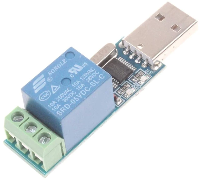 Alt view image 4 of 6 - 1-Channel USB Relay Module USB Intelligent Control Switch USB Switch (1-Channel USB)