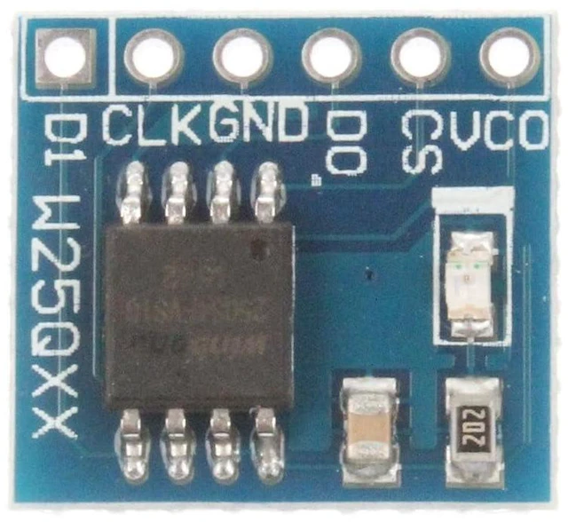 Alt view image 3 of 4 - W25Q64 64Mbit 8MByte Flash Memory Module DataFlash SPI Interface Blue