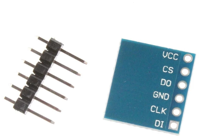 Alt view image 4 of 4 - W25Q64 64Mbit 8MByte Flash Memory Module DataFlash SPI Interface Blue
