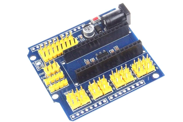 Alt view image 6 of 7 - I O Expansion Sensor Shield Module for UNO R3 Nano V3.0 Nano Pro - Color Version