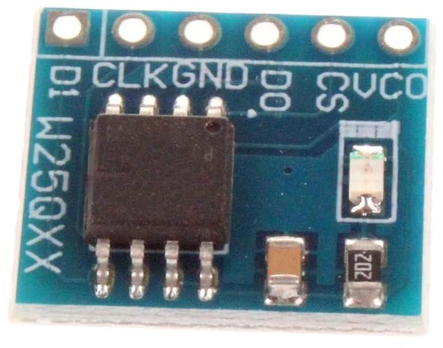 Alt view image 6 of 7 - W25Q64 Flash Memory Module Data Flash SPI Interface (Pack of 5)
