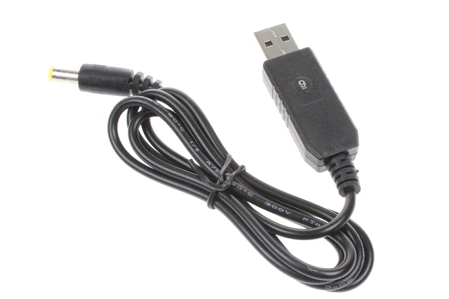 Alt view image 2 of 7 - DC to DC USB 5V to 9V DC Jack Port 5.5x2.5mm & 2.1mm Boost Power Module Converter Cable USB Boost Cable 3.2 ft (Pack of 2)