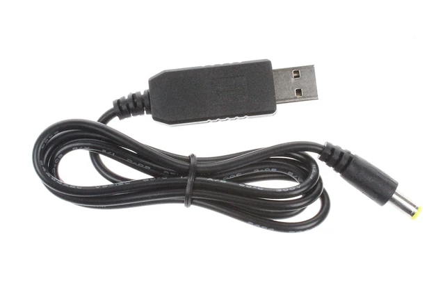 Alt view image 4 of 7 - DC to DC USB 5V to 9V DC Jack Port 5.5x2.5mm & 2.1mm Boost Power Module Converter Cable USB Boost Cable 3.2 ft (Pack of 2)