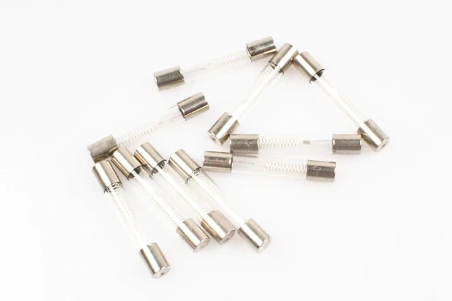 Alt view image 5 of 5 - 5KV 0.8A High Voltage Microwave Oven Fuse Glass Tube Fast Blow Fuse 6x40mm (Pack of 10)