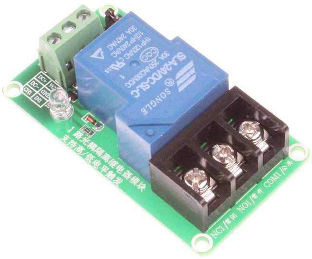 Alt view image 4 of 7 - 30A 1-Channel Relay Module High Low Level Trigger with Optocoupler Isolation Load DC 30V AC 250V 30A for PLC Automation Equipment Control Industrial Control (1-Channel 24V)