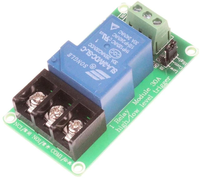 Alt view image 5 of 7 - 30A 1-Channel Relay Module High Low Level Trigger with Optocoupler Isolation Load DC 30V AC 250V 30A for PLC Automation Equipment Control Industrial Control (1-Channel 24V)