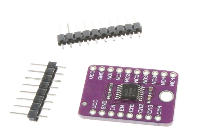 Alt view image 3 of 6 - TS3A5018 10Ohm Quad Channel SPDT Analog Switch Module