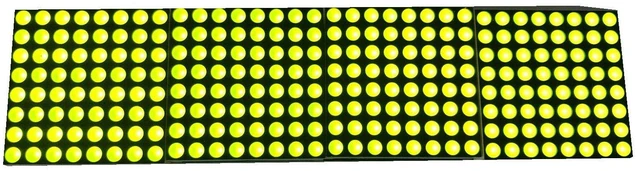 Alt view image 5 of 7 - MAX7219 Dot Matrix Module 4 in 1 Display Module Blue Red Green Three Colors with 5Pin Wire - Upgrade (Blue)