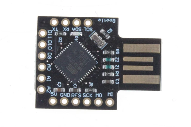 Alt view image 4 of 6 - USB ATMEGA32U4 Mini Development Board