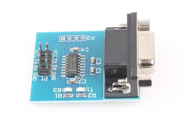 Alt view image 3 of 6 - MAX3232 Serial Port Module 3.3V 5V RS232 to TTL Module with Communication Indicator (Pack of 2)
