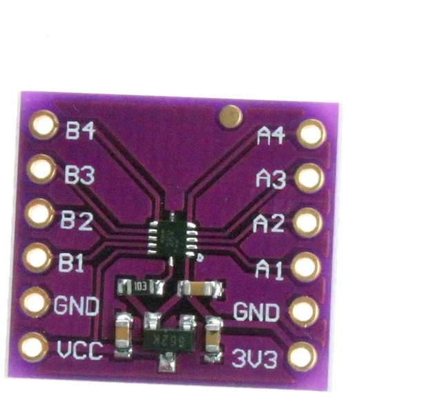 Alt view image 4 of 5 - TXB0104 4-Bit Bidirectional Voltage-Level Translator with Automatic Direction Sensing and 15-kV ESD Protection (Pack of 2)