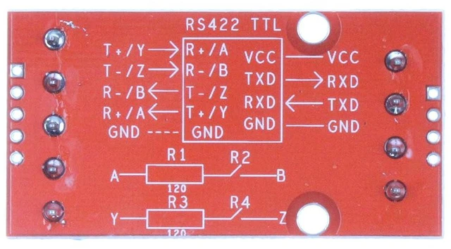 Alt view image 6 of 7 - RS422 to TTL UART MCU Serial Port Signal Mutual Conversion Module with Over-Voltage Over-Current Protection (3.3V)
