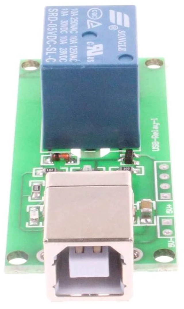 Alt view image 2 of 7 - 1-Channel 5V Computer USB Control Switch Relay Module Drive-Free Relay Module Plug and Play Suitable for PC Smart Controller