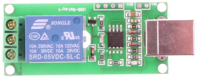 Alt view image 7 of 7 - 1-Channel 5V Computer USB Control Switch Relay Module Drive-Free Relay Module Plug and Play Suitable for PC Smart Controller