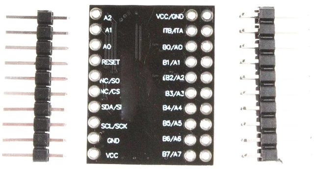 Alt view image 2 of 4 - MCP23017 Serial Interface Module IIC I2C SPI MCP23S17 Bidirectional 16-Bit I O Expander Pins 10Mhz Serial Interface Module