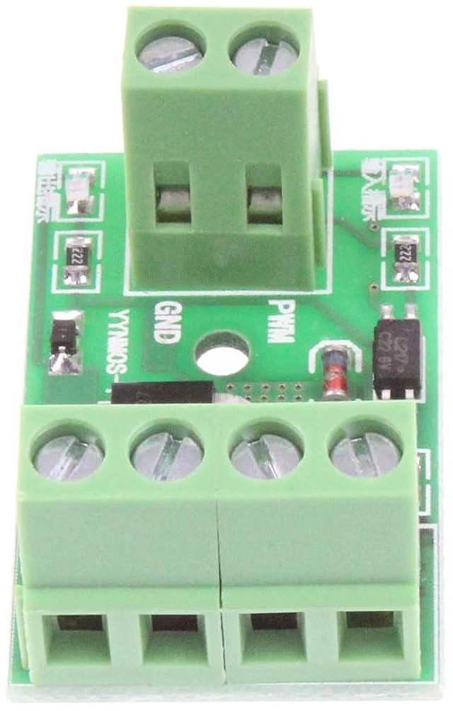 Alt view image 5 of 5 - Optocoupler isolation MOS FET 10A DC 2.7-27V High-Power Field Effect Tube Driver Module 0-20Khz PWM Switch Control Board Development Board Module