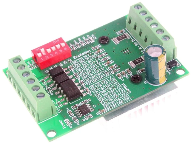 Alt view image 2 of 7 - TB6560 3A Single-Axis Controller Stepper Motor Driver Board 10-35V
