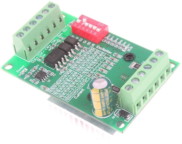 Alt view image 4 of 7 - TB6560 3A Single-Axis Controller Stepper Motor Driver Board 10-35V