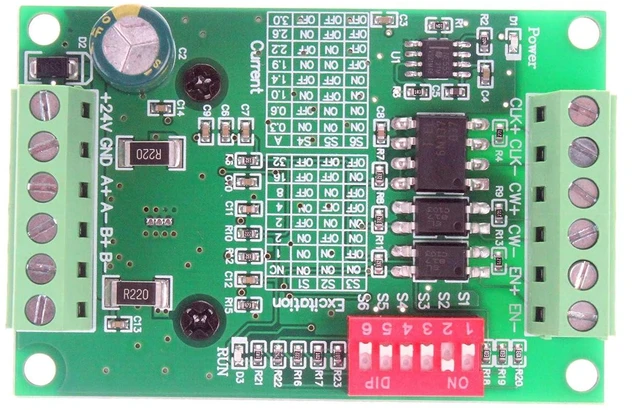 Alt view image 7 of 7 - TB6560 3A Single-Axis Controller Stepper Motor Driver Board 10-35V