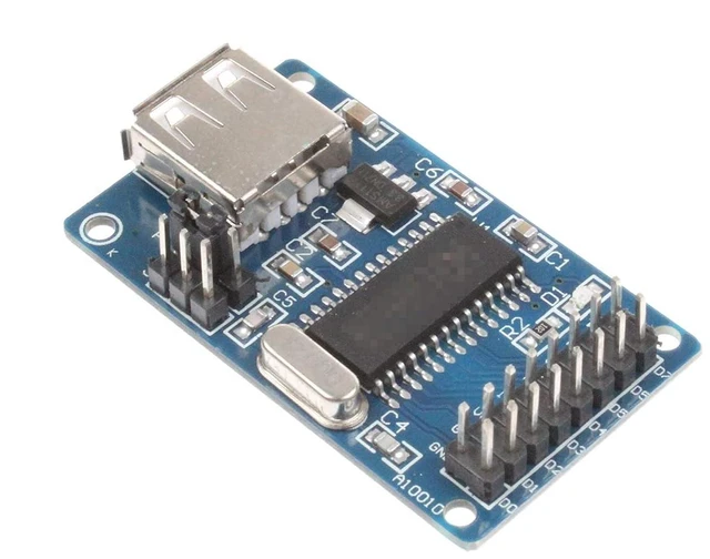 Alt view image 5 of 7 - CH375 CH375B U-Disk Read Write Module USB Interface Communication U-Disk Read Write Module Suitable for 51 AVR(64,128) Microcontroller