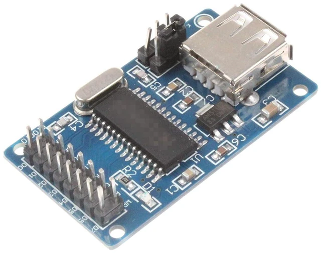 Alt view image 6 of 7 - CH375 CH375B U-Disk Read Write Module USB Interface Communication U-Disk Read Write Module Suitable for 51 AVR(64,128) Microcontroller