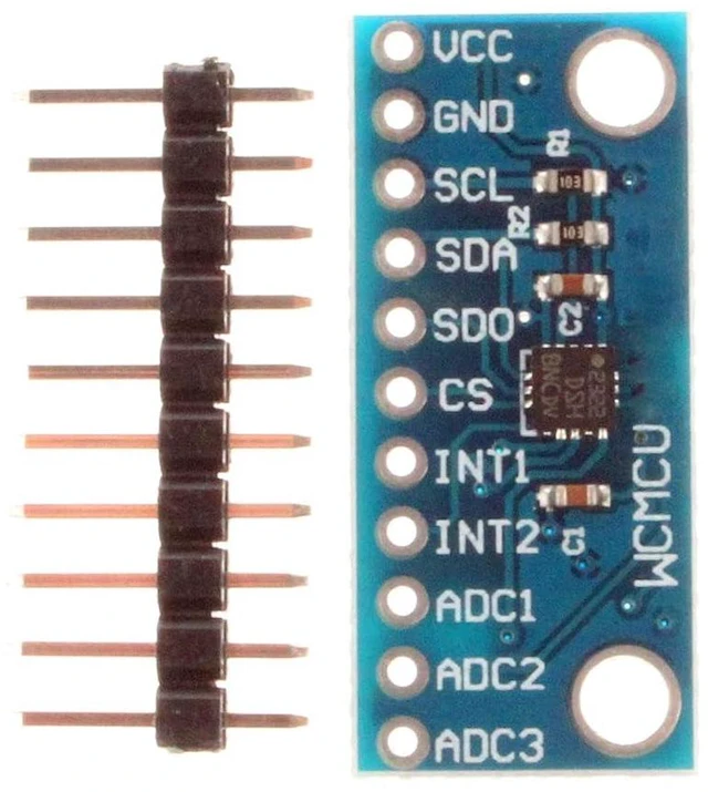 Alt view image 2 of 5 - LIS3DSH 3-axis Accelerometer Module High-Resolution 1.71V to 3.6V ±2g ±4g ±6g ±8g ±16g Dynamically Selectable Full Scale 3.125 Hz to 1.6 kHz 16-bit Data Output I2C SPI Output Interface