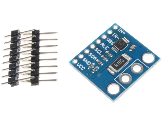 Alt view image 3 of 5 - INA226 Bi-Directional Current and Power Monitor Module High-Side or Low-Side Measurement with IIC Compatible Interface Senses Bus Voltages from 0V to 36V