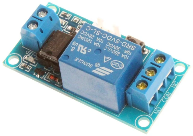 Alt view image 7 of 7 - 1-Channel Self-Locking Relay Module One Button Start-Stop Bistable 10A Load for SCM Control, Household Appliances Control, Industrial Equipment Control (12V)