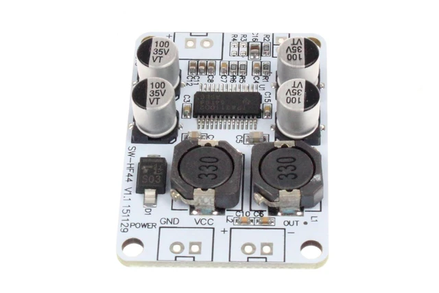 Alt view image 2 of 7 - 30W TPA3110 PBTL Mono Digital Amplifier Board AMP Module DC 8 to 26V
