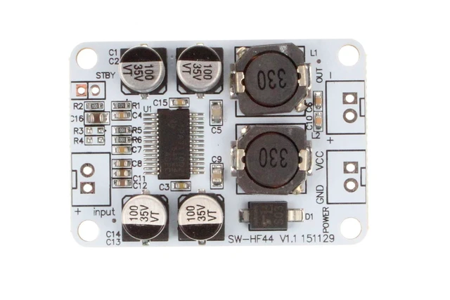 Alt view image 6 of 7 - 30W TPA3110 PBTL Mono Digital Amplifier Board AMP Module DC 8 to 26V