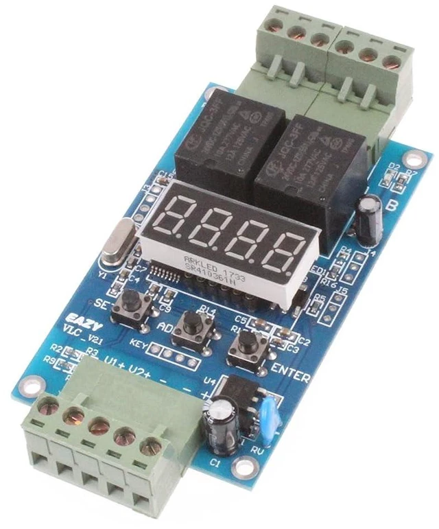 Alt view image 2 of 5 - 30-Step Programmable Time Relay Control Board Multi-Segment Setting ON Off Switch Multi-Group Timing 2-Channel Control Board (12V)