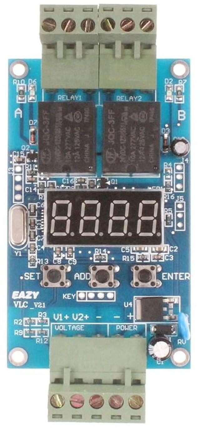 Alt view image 4 of 5 - 30-Step Programmable Time Relay Control Board Multi-Segment Setting ON Off Switch Multi-Group Timing 2-Channel Control Board (12V)