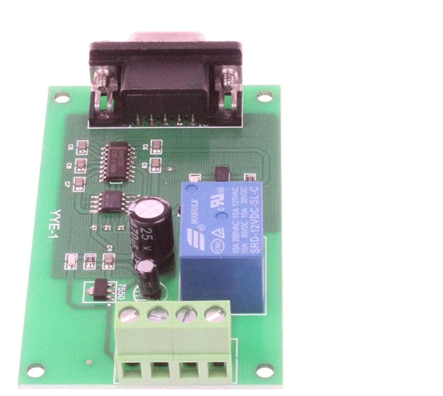 Alt view image 4 of 7 - DC 5V 12V 24V 1-Channel RS232 Serial Port Control Relay Module Multi-Function Delay Timer USB PLC RS232 Computer Control Switch