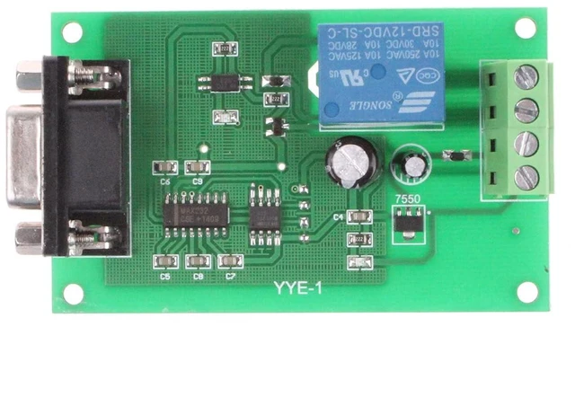 Alt view image 6 of 7 - DC 5V 12V 24V 1-Channel RS232 Serial Port Control Relay Module Multi-Function Delay Timer USB PLC RS232 Computer Control Switch
