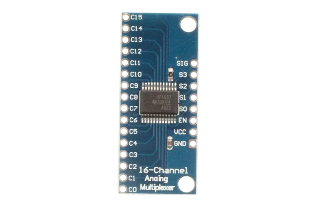 Alt view image 4 of 4 - CD74HC4067 CMOS 16-Channel Digital Analog Multiplexer Breakout Module