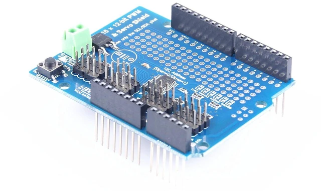 Alt view image 3 of 7 - PWM Servo Driver Module 16 Channel 12-bit PWM Servo Drive Shield Board EK1690
