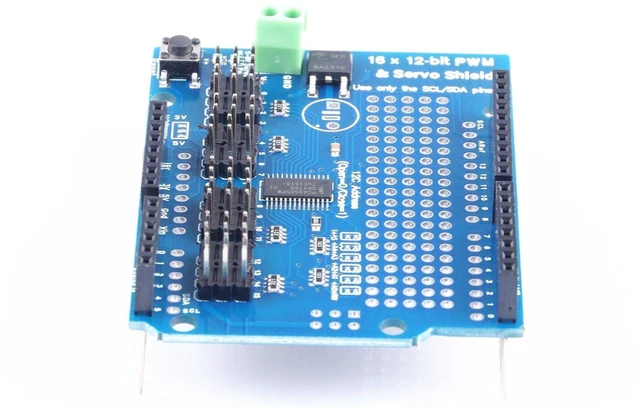 Alt view image 4 of 7 - PWM Servo Driver Module 16 Channel 12-bit PWM Servo Drive Shield Board EK1690