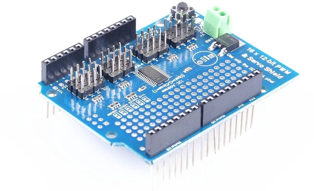 Alt view image 5 of 7 - PWM Servo Driver Module 16 Channel 12-bit PWM Servo Drive Shield Board EK1690