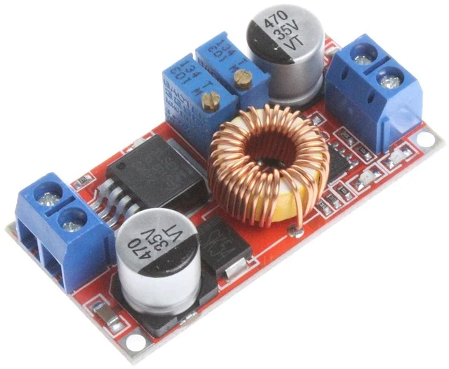 Alt view image 4 of 7 - DC-DC 5A Adjustable Buck Regulator - Power Supply Module (CC/CV) - 5V to 32V Input, 0.8V to 30V Output - Constant Voltage & Current - Step-Down LED Driver Board