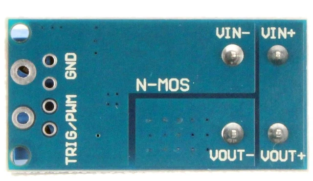 Alt view image 4 of 5 - 400W 15A Dual MOS Transistor Driving Module DC 5-36V FET Trigger Switch Board 0-20KHz PWM Electronic Switch Control DC Motor Speed Controller (Pack of 2)