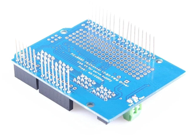 Alt view image 7 of 7 - PWM Servo Driver Module 16 Channel 12-bit PWM Servo Drive Shield Board EK1690