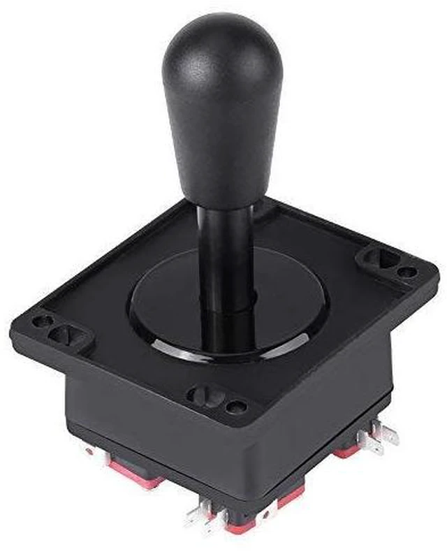 Main image of Walfront Joystick with Microswitch 4/8 Way Switchable Game Controller Joystick for ARCADE Machine Builds PC Fighting Games and DIY Projects