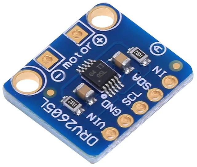 Alt view image 4 of 6 - 2pcs Haptic Motor Controller Driver Module IN General Pin DRV2605L for Vibration Feedback Applications