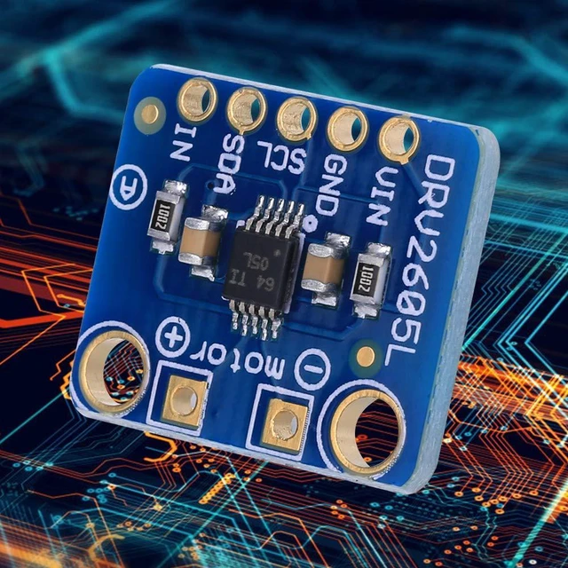 Alt view image 5 of 6 - 2pcs Haptic Motor Controller Driver Module IN General Pin DRV2605L for Vibration Feedback Applications