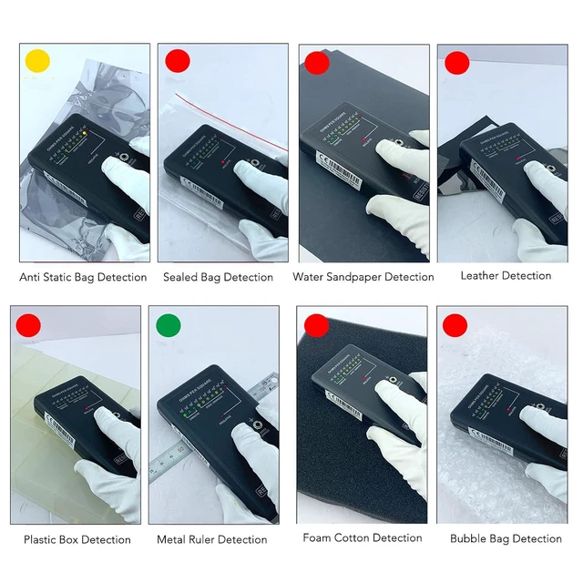 Alt view image 6 of 6 - Digital Static Electricity Tester - Precise Measuring Instrument Electrostatic Analyzer Self Calibration Resistivity Tester