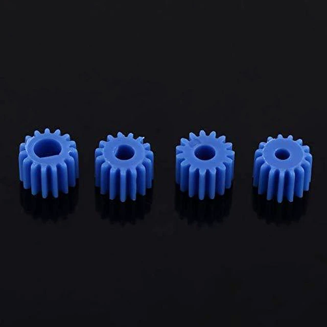 Alt view image 5 of 6 - Walfront 26pcs Plastic Spindle Gear Set 2MM/2.3MM/3MM/3.17MM/4MM Motor Gear Assortment Kit for DIY Robot Car Model Hobby Craft Replacement Parts for 130/180/280/370 Motors