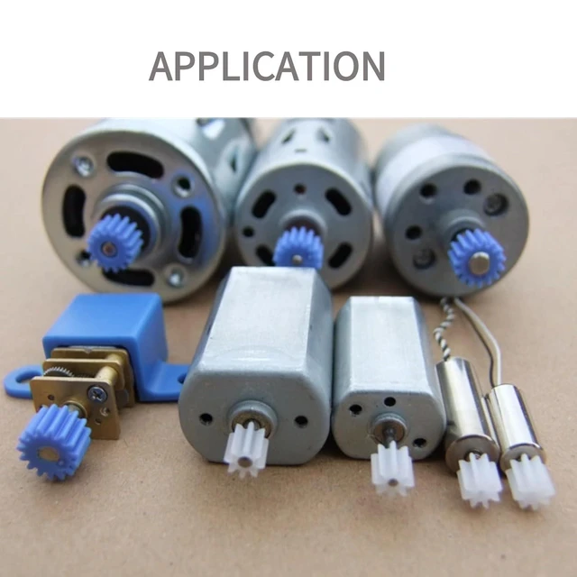 Alt view image 4 of 6 - Walfront 26pcs Plastic Spindle Gear Set 2MM/2.3MM/3MM/3.17MM/4MM Motor Gear Assortment Kit for DIY Robot Car Model Hobby Craft Replacement Parts for 130/180/280/370 Motors
