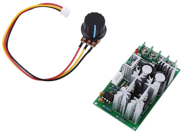Alt view image 3 of 6 - PWM DC Motor Speed Controller 12V 24V 36V 48V 20A DC Motor Driver Module High Power Current Regulator