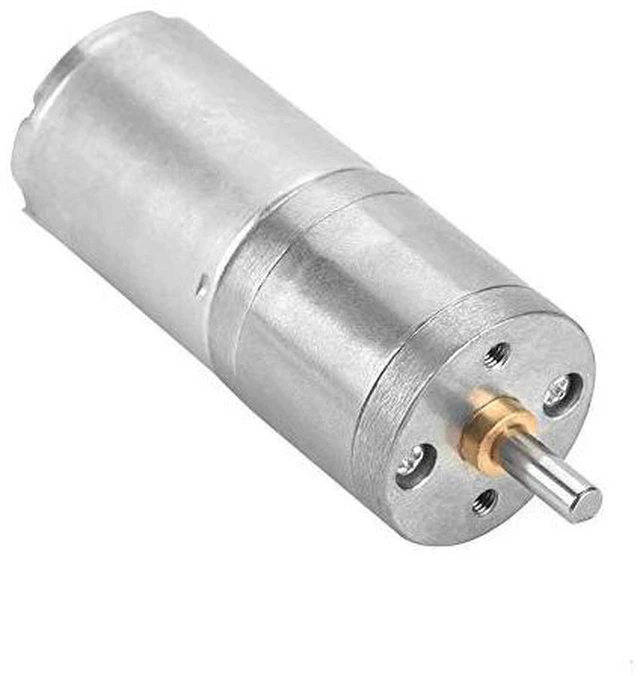 Alt view image 6 of 6 - DC Gear Motor 12V 5RPM, 25GA-370 Low Speed High Torque Metal Gear Micro Motor, Geared Electric Motor for Electronic Lock Electric Curtain Robot Actuator DIY Project